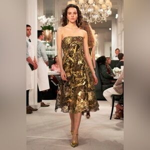 Ralph Lauren Purple Label Gold Gown